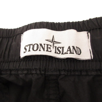 STONE ISLAND | ストーンアイランド LOGO COTTON CARGO TROUSERS カーゴパンツ K1S153100031 国内正規品 ブラック サイズ：30【姫路東店】