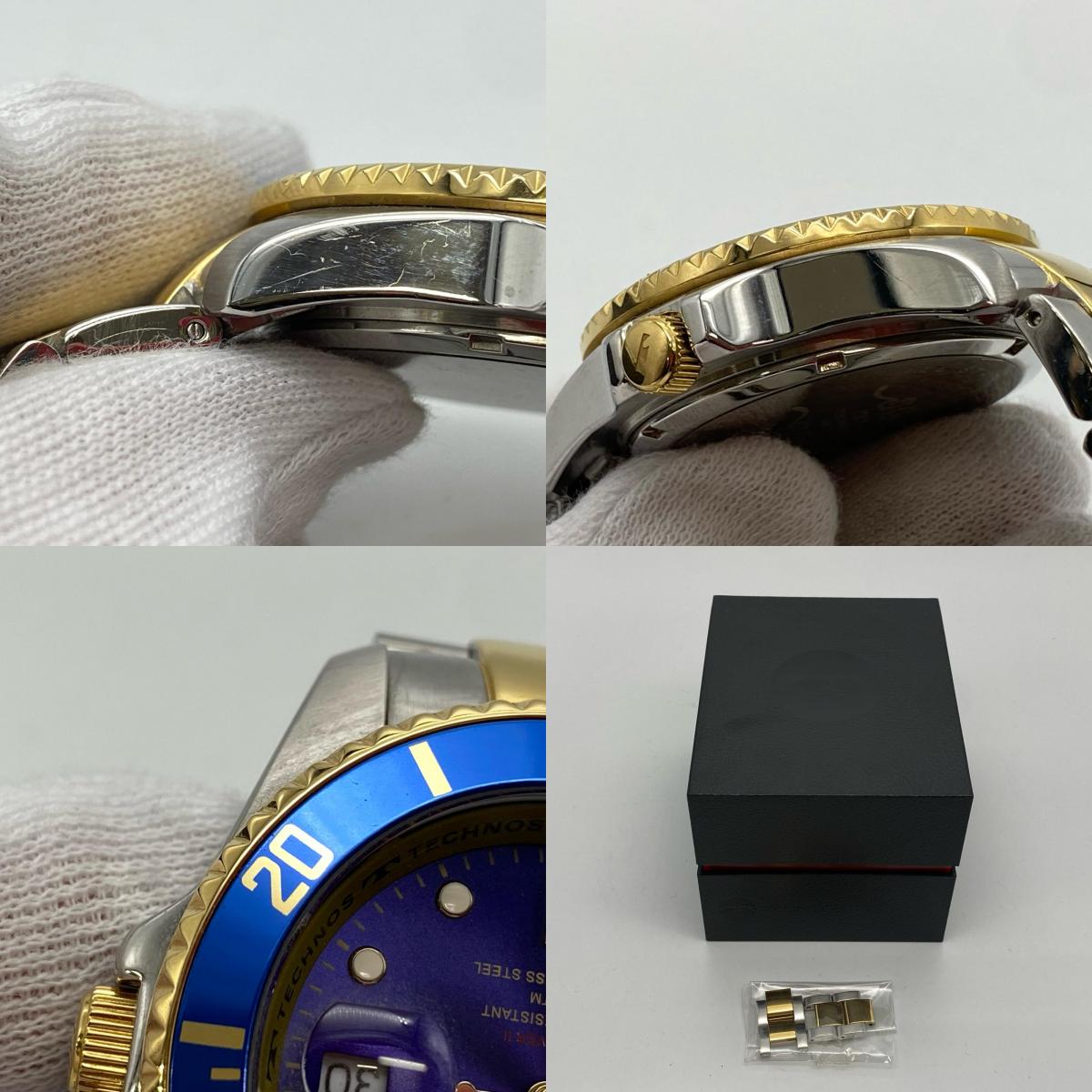 TECHNOS | テクノス AIR DIVER I 腕時計 TAM629 アナログクォーツ シルバー【姫路東店】