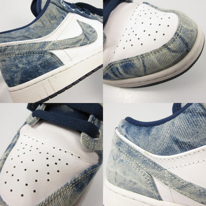 NIKE | ナイキ AIR JORDAN 1 LOW WASHED DENIM スニーカー CZ8455-100 ブルー 28cm【姫路東店】