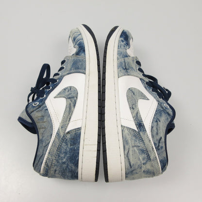 NIKE | ナイキ AIR JORDAN 1 LOW WASHED DENIM スニーカー CZ8455-100 ブルー 28cm【姫路東店】