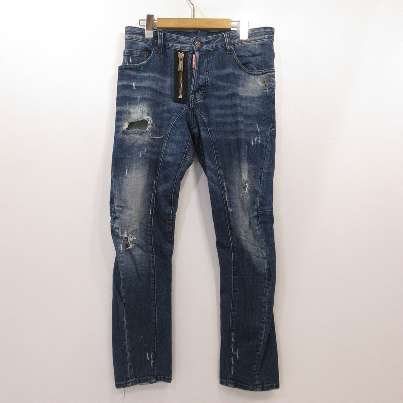 DSQUARED2 | ディースクエアード デニムパンツ S74LA0640 国内正規品 ネイビー サイズ：46【姫路東店】