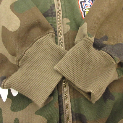 X-LARGE | エクストララージ MULTI LOGO ZIP UP HOODED SWEATSHIRT パーカー 101254012004 カモ サイズ：L【姫路東店】