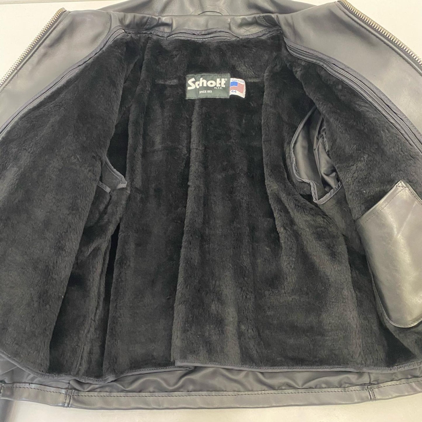 schott | ショット 643 レザージャケット 7823950126 ブラック サイズ：44【姫路東店】