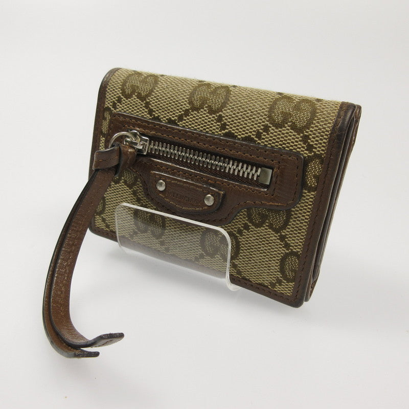 GUCCI | グッチ GGキャンバスコンパクトウォレット 681708 ×BALNCIAGA【姫路東店】