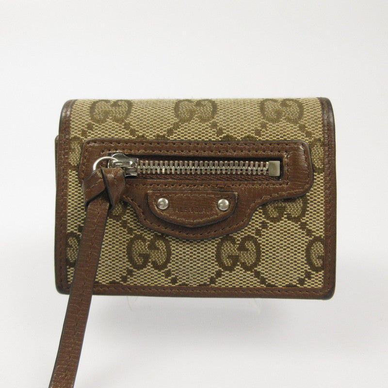 GUCCI | グッチ GGキャンバスコンパクトウォレット 681708 ×BALNCIAGA【姫路東店】