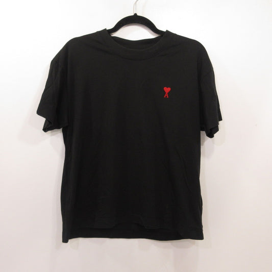 AMI | アミ AMI De Coeur 半袖Ｔシャツ BFFJ109.723 ブラック サイズ：L【姫路東店】