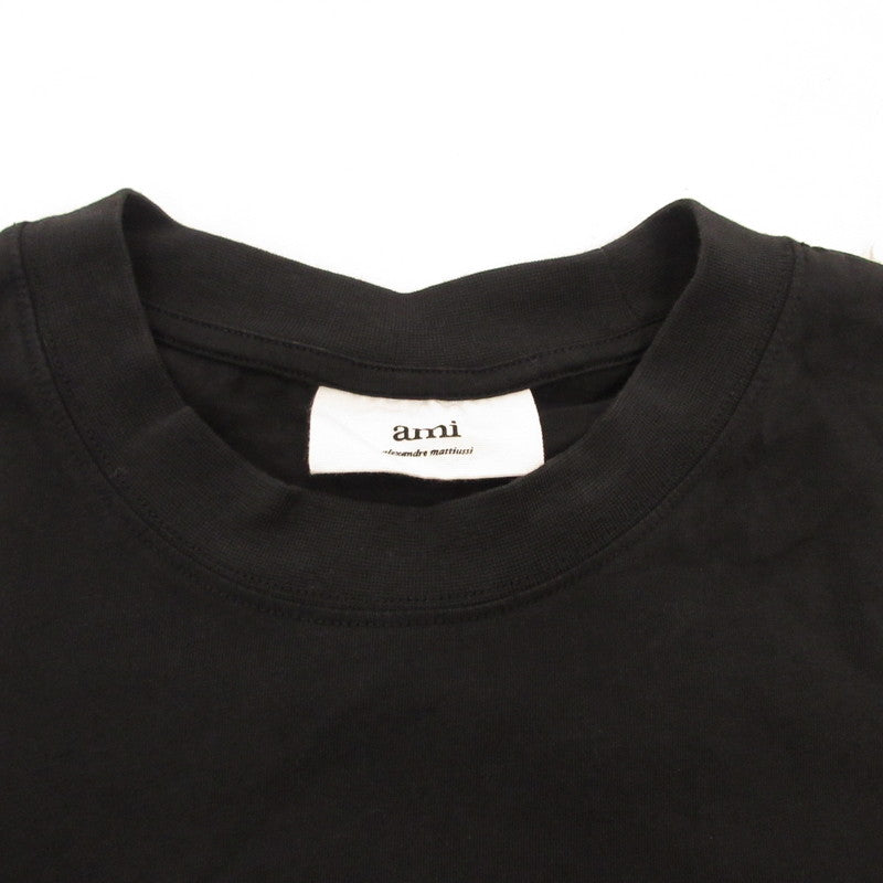 AMI | アミ AMI De Coeur 半袖Ｔシャツ BFFJ109.723 ブラック サイズ：L【姫路東店】
