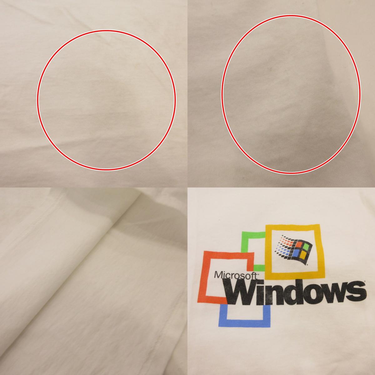 Microsoft Windows 半袖Ｔシャツ ホワイト サイズ：S【姫路東店】
