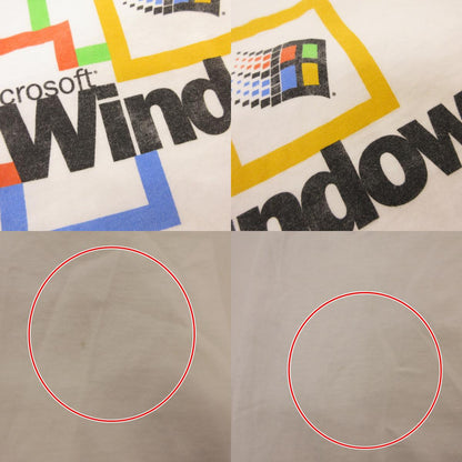 Microsoft Windows 半袖Ｔシャツ ホワイト サイズ：S【姫路東店】