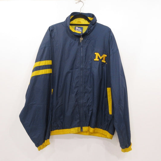 PRO LAYER ミシガン大学 ナイロンジャケット ネイビー サイズ：XXL【姫路東店】
