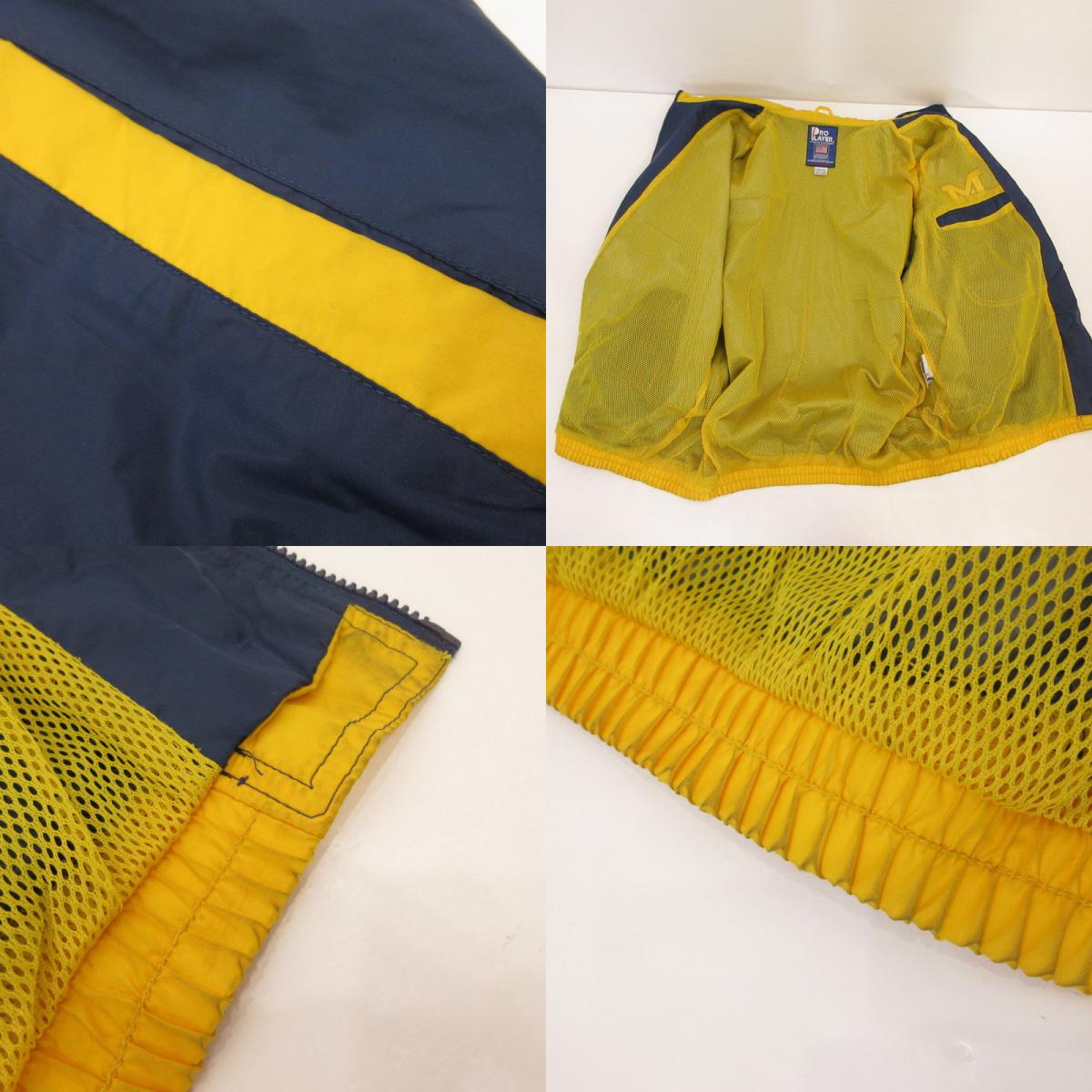 PRO LAYER ミシガン大学 ナイロンジャケット ネイビー サイズ：XXL【姫路東店】