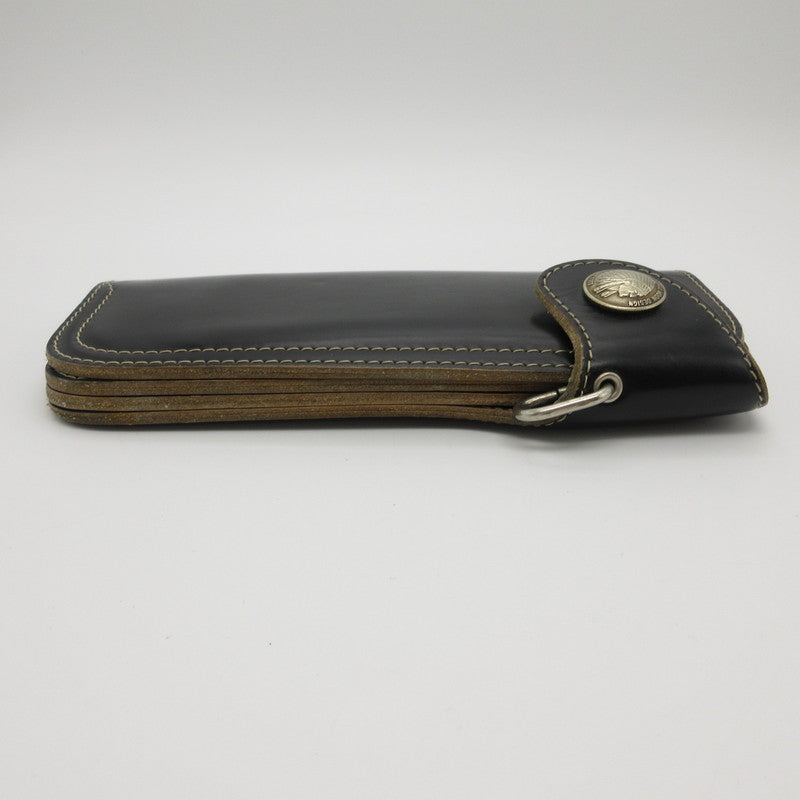 RED MOON | レッドムーン Chain Wallet 長財布 CW-02ACL ブラック【姫路東店】