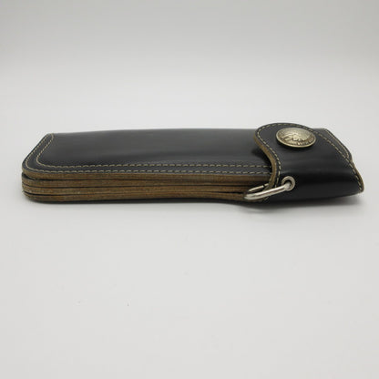 RED MOON | レッドムーン Chain Wallet 長財布 CW-02ACL ブラック【姫路東店】