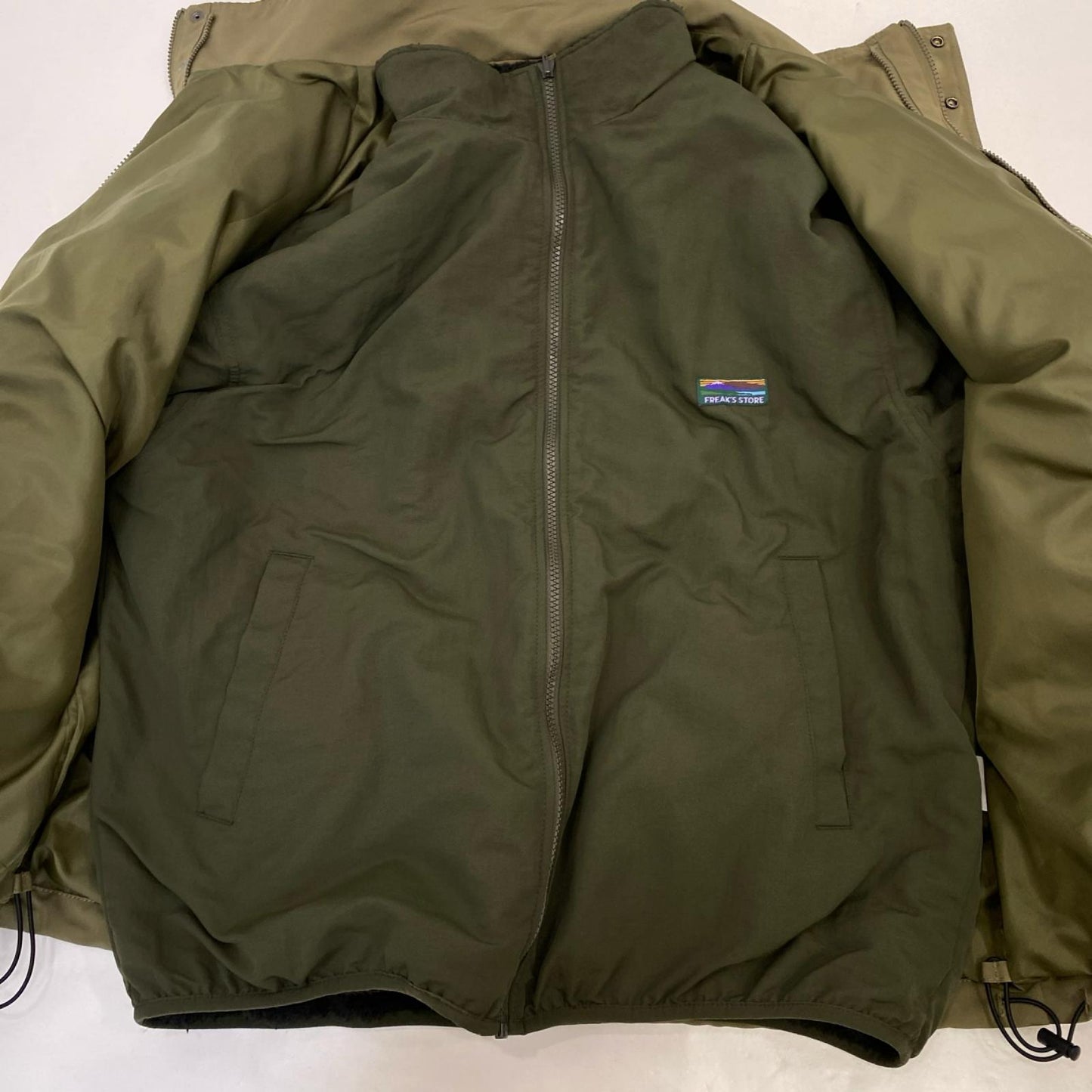 FREAK'S STORE | フリークスストア ﾘﾊﾞｰｼﾌﾞﾙﾗｲﾅｰｾｯﾄ 4wayｽﾀﾝﾄﾞｶﾗｰﾌﾞﾙｿﾞﾝ ブルゾン 25AW-025JK カーキ サイズ：L【姫路東店】