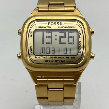 FOSSIL | フォッシル RETRO DIGITAL 腕時計 FS5843 デジタルクォーツ ゴールド【姫路東店】