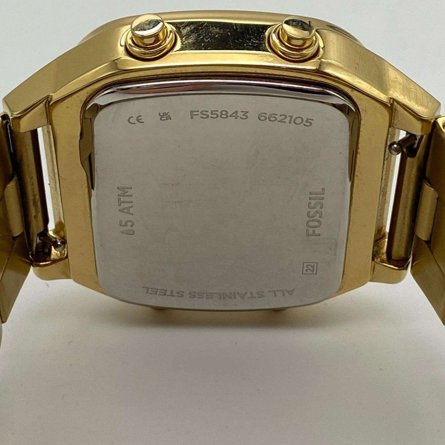 FOSSIL | フォッシル RETRO DIGITAL 腕時計 FS5843 デジタルクォーツ ゴールド【姫路東店】