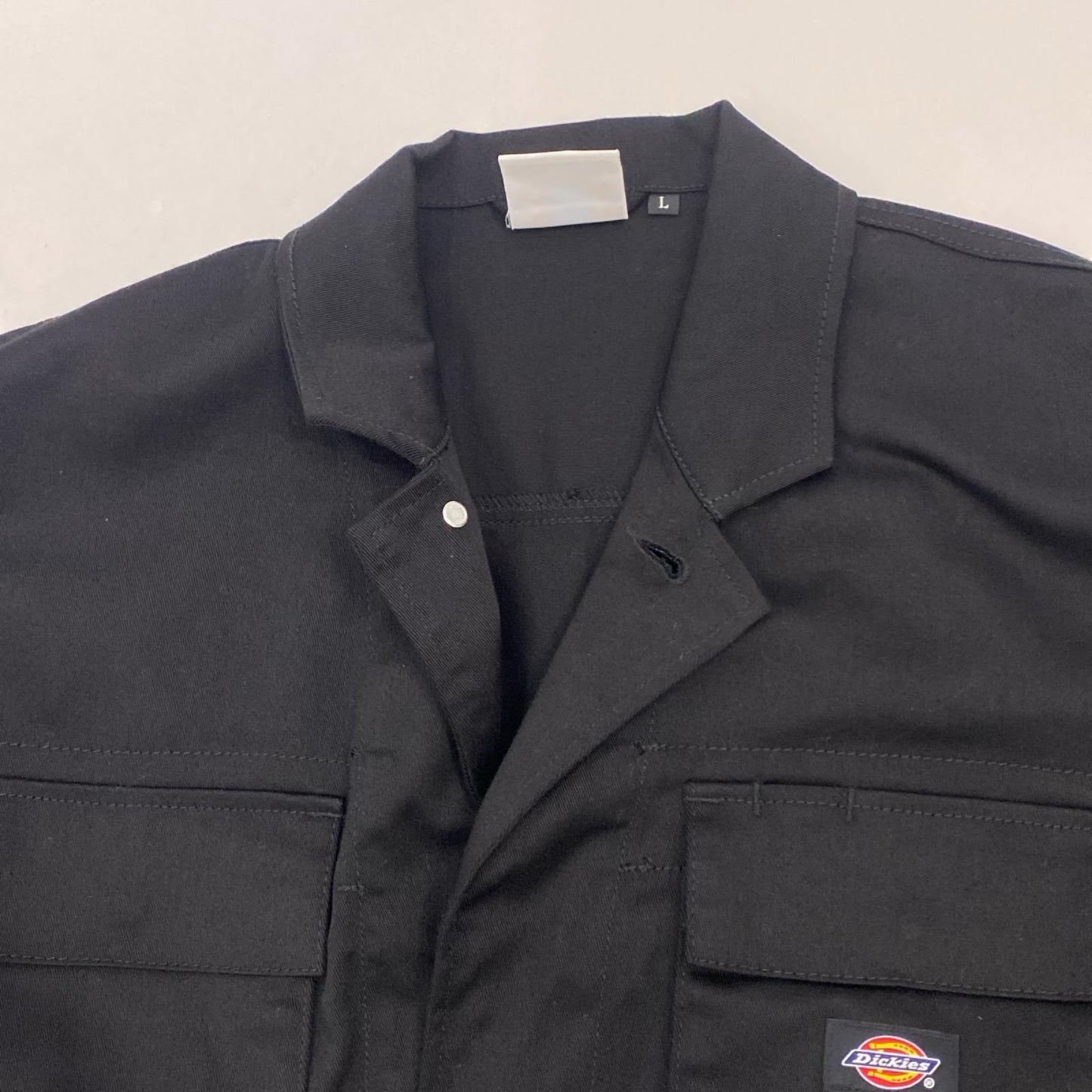 Dickies | ディッキーズ T/Cストレッチツナギ ツナギ D-766 ブラック サイズ：L【姫路東店】