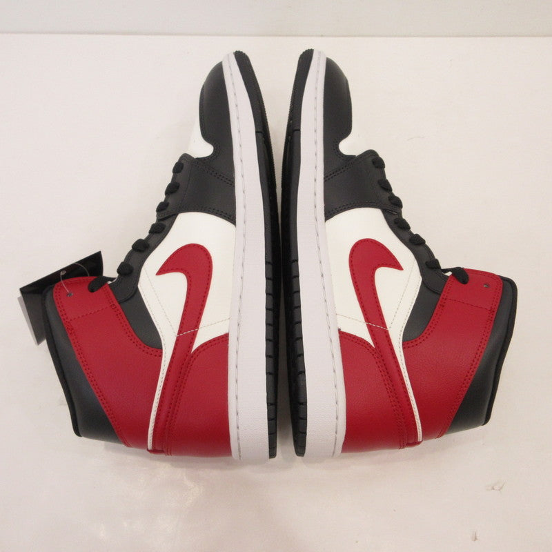 NIKE | ナイキ WMNS AIR JORDAN 1 MID スニーカー BQ6472-160 専売 ブラック 29cm【姫路東店】
