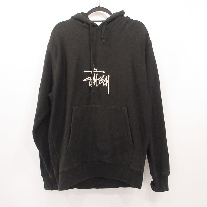 STUSSY | ステューシー Basic Applique Hoodie パーカー 118456 ブラック サイズ：L【姫路東店】