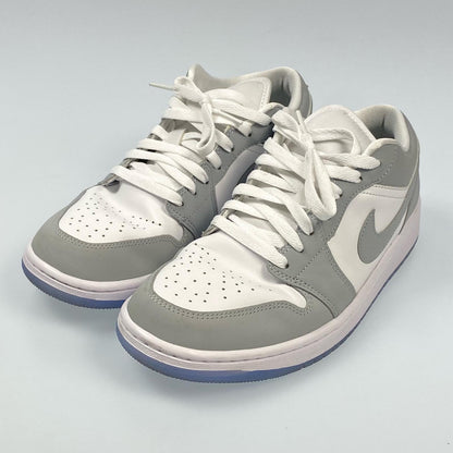 NIKE | ナイキ WMNS AIR JORDAN 1 LOW WHITE/WOLF GREY-ALUMINUM スニーカー DC0774-105 2024S/S 27.5cm グレー【姫路東店】
