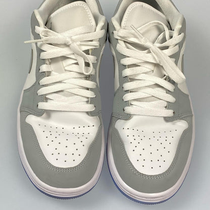 NIKE | ナイキ WMNS AIR JORDAN 1 LOW WHITE/WOLF GREY-ALUMINUM スニーカー DC0774-105 2024S/S 27.5cm グレー【姫路東店】