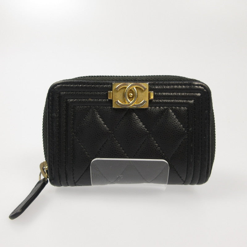 CHANEL | シャネル キャビアスキン ボーイシャネルジップコインケース コインケース A80602【姫路東店】