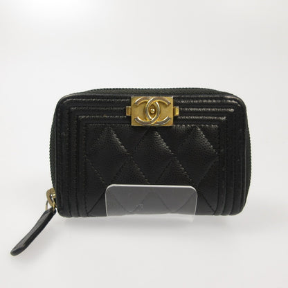 CHANEL | シャネル キャビアスキン ボーイシャネルジップコインケース コインケース A80602【姫路東店】