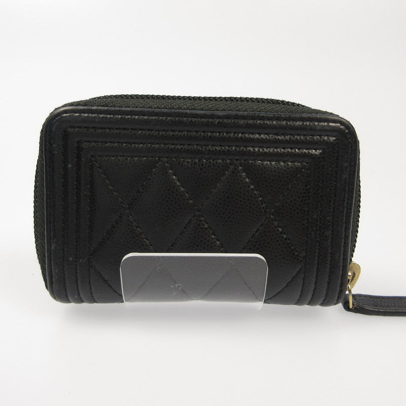 CHANEL | シャネル キャビアスキン ボーイシャネルジップコインケース コインケース A80602【姫路東店】