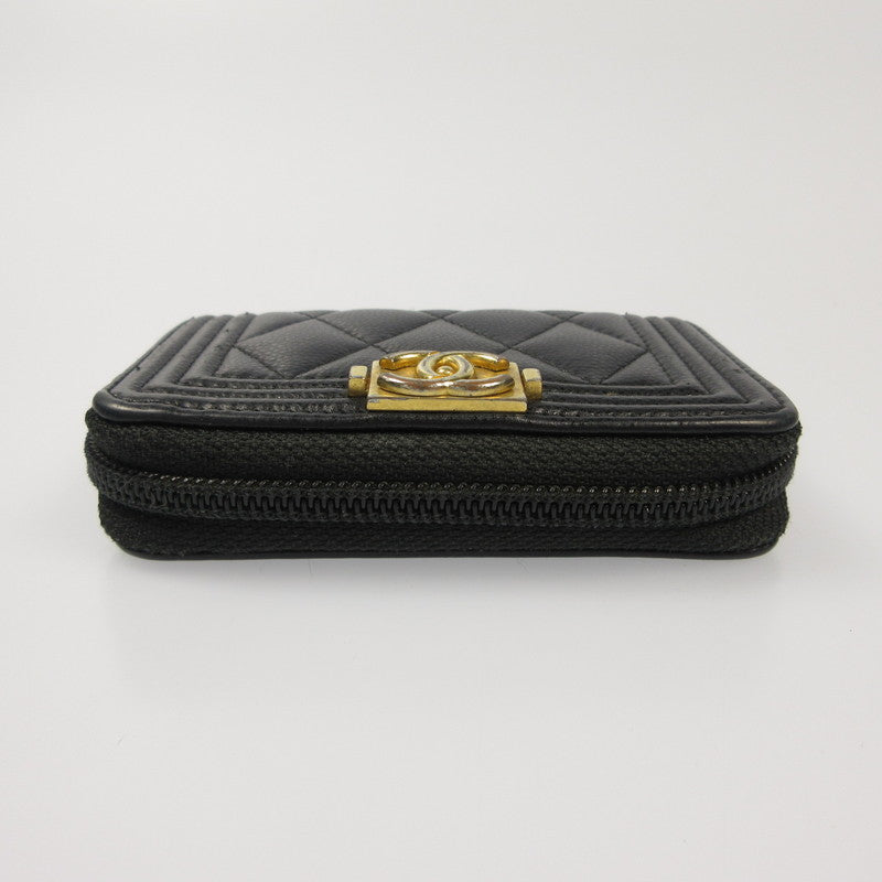 CHANEL | シャネル キャビアスキン ボーイシャネルジップコインケース コインケース A80602【姫路東店】