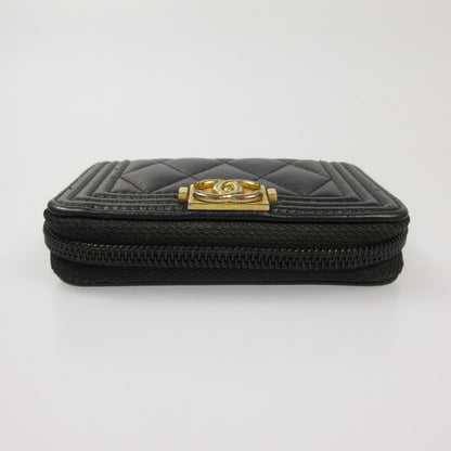 CHANEL | シャネル キャビアスキン ボーイシャネルジップコインケース コインケース A80602【姫路東店】