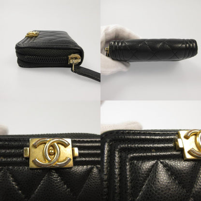 CHANEL | シャネル キャビアスキン ボーイシャネルジップコインケース コインケース A80602【姫路東店】