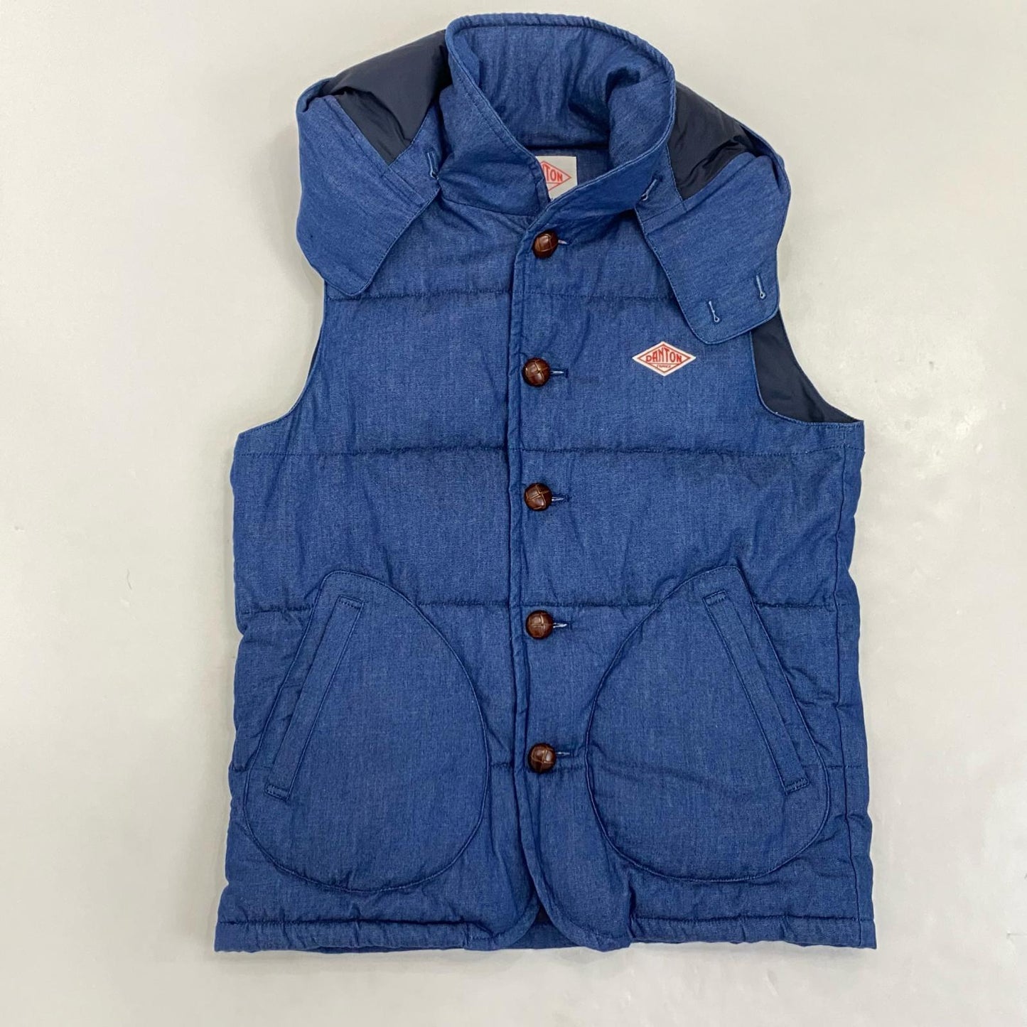 Danton | ダントン ×BEAMS 中綿ベスト JD-8764 ブルー サイズ：40【姫路東店】