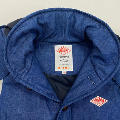 Danton | ダントン ×BEAMS 中綿ベスト JD-8764 ブルー サイズ：40【姫路東店】