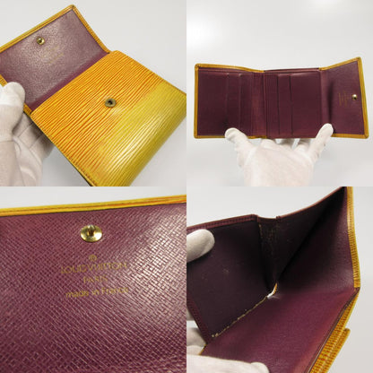 LOUIS VUITTON | ルイ・ヴィトン エピ ポルトモネビエカルトクレディ 三つ折り財布 M63489【姫路東店】