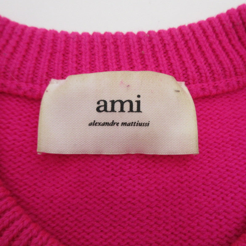 AMI | アミ セーター UKS002.018 国内正規品 ピンク サイズ：M【姫路東店】