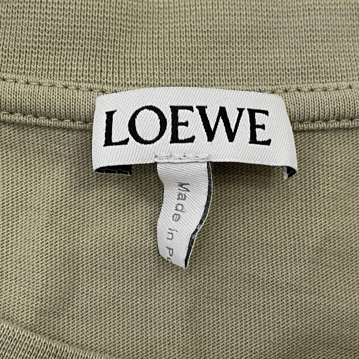 LOEWE | ロエベ アナグラム レギュラーフィットTシャツ 半袖Ｔシャツ H526Y22X75 国内正規品 カーキ サイズ：M【姫路東店】