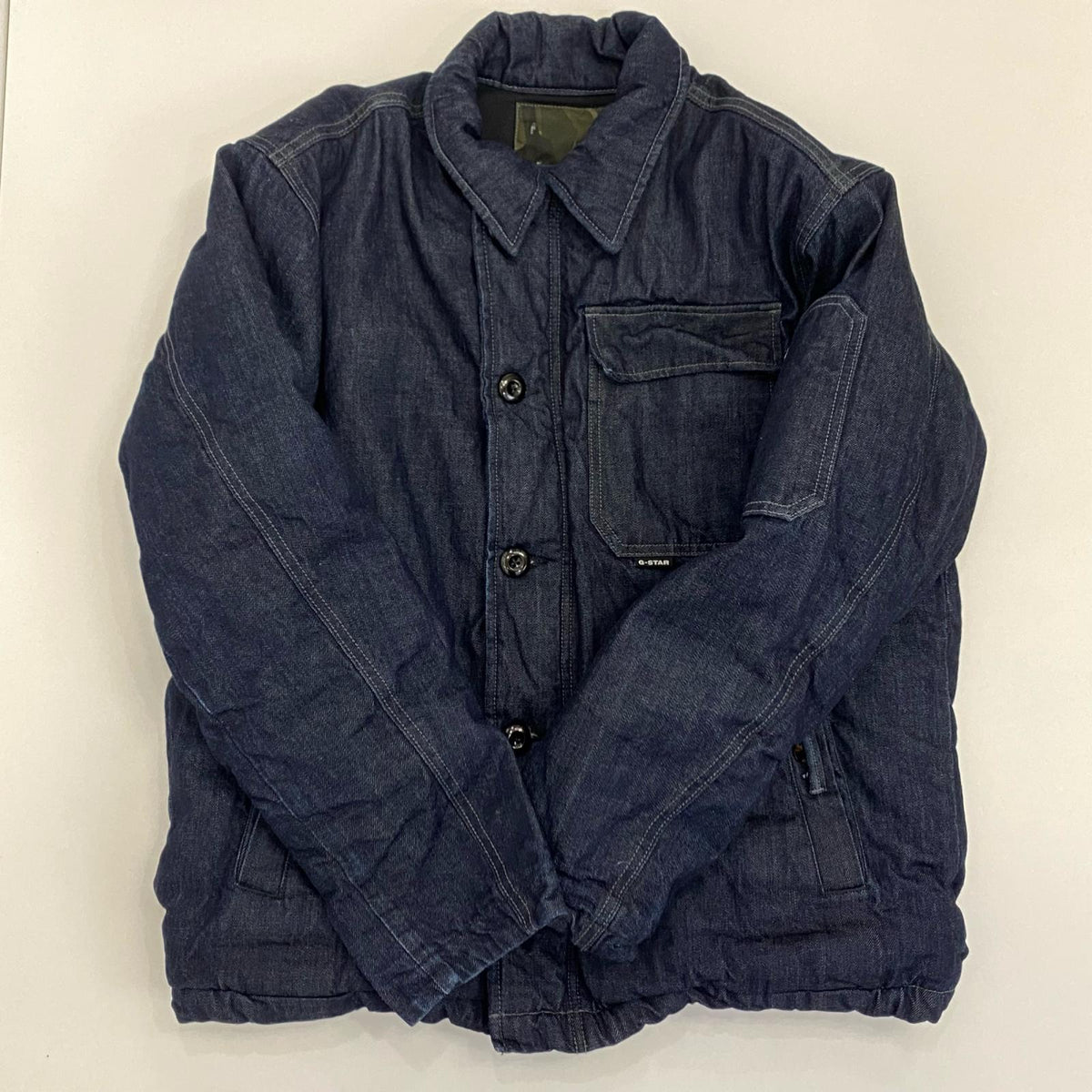 G-STAR | ジースター Deck Padded Denim Jacket デニム D22061 デニムジャケット ネイビー サイズ：L【姫路東店】