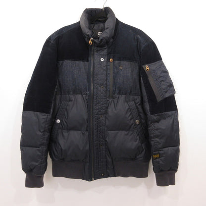 G-STAR | ジースター Denim Mix Quilted Puffer Jacket 中綿ジャケット D17593 ネイビー サイズ：XL【姫路東店】