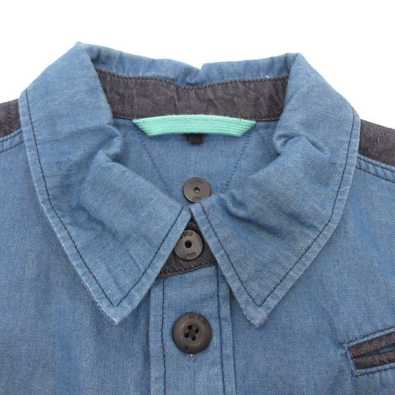 G-STAR | ジースター GSRR G-Hoshi Shirt 長袖シャツ D21285 ネイビー サイズ：L【姫路東店】