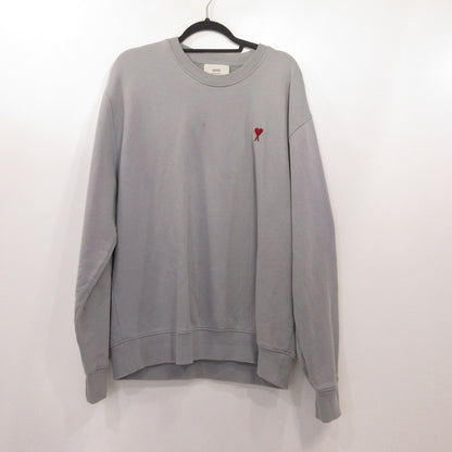 AMI | アミ DE COEUR SWEATSHIRT スウェット USW035.730 グレー サイズ：XXL【姫路東店】