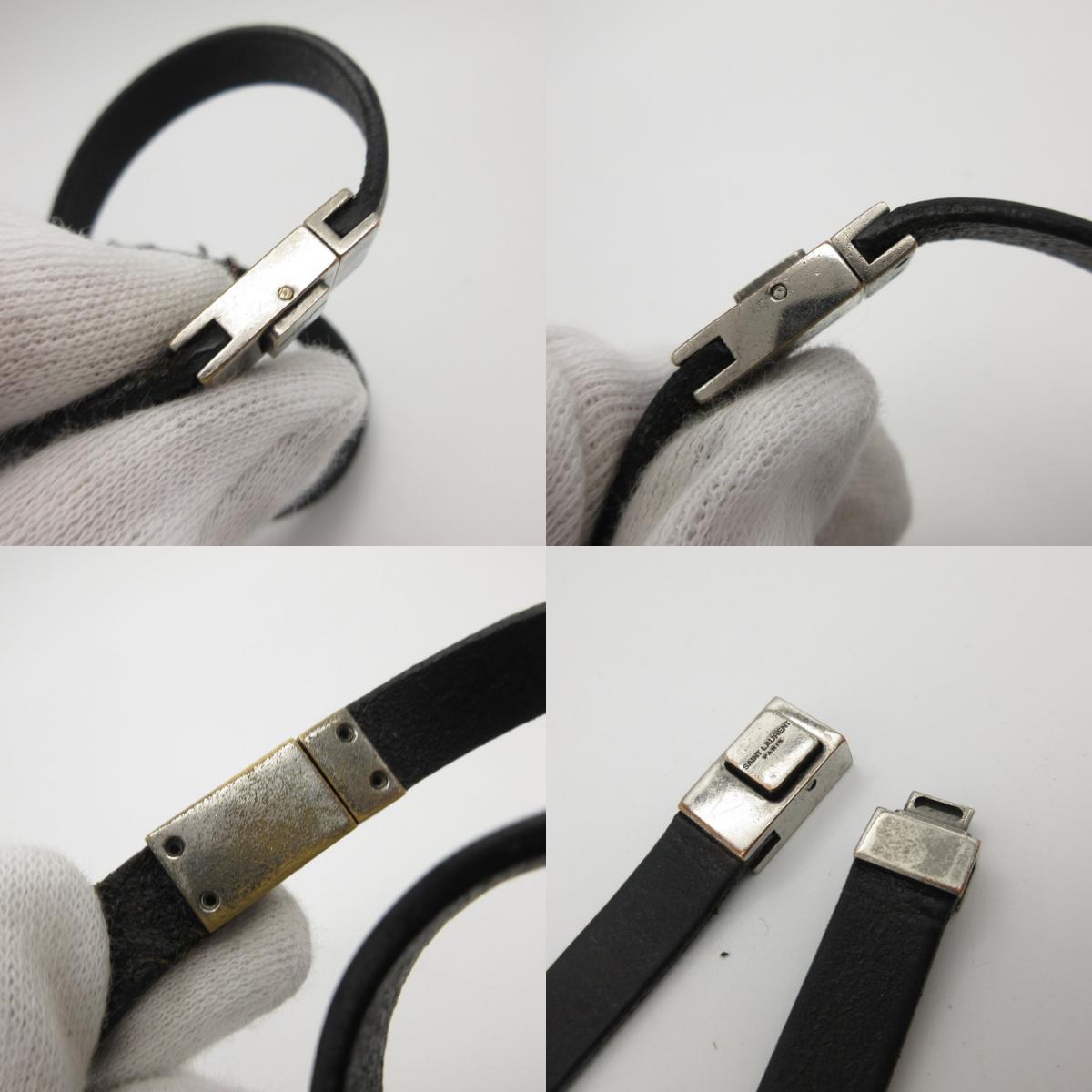 YVES SAINT LAURENT | イヴ・サンローラン ブレスレット ブラック【姫路東店】