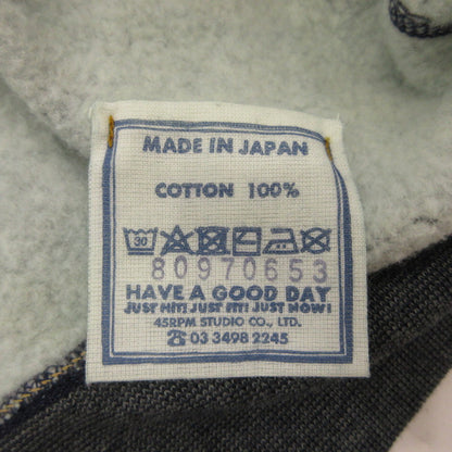 45rpm | ４５アールピーエム 裏毛の908オーシャンフーディ パーカー 80970653 ネイビー【姫路東店】