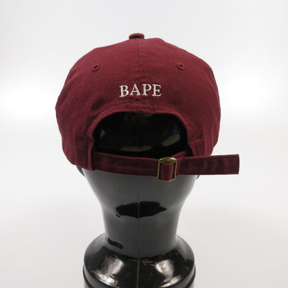 A BATHING APE | アベイシングエイプ キャップ 001CPE801001X ボルドー/バーガンディー【姫路東店】