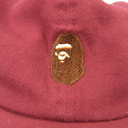 A BATHING APE | アベイシングエイプ キャップ 001CPE801001X ボルドー/バーガンディー【姫路東店】