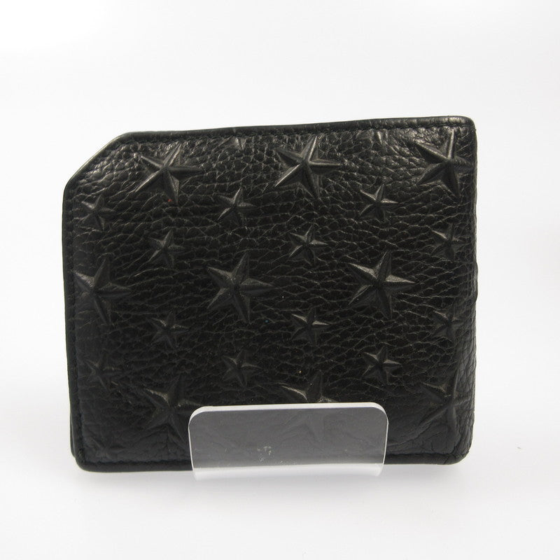 JIMMY CHOO | ジミーチュウ ALBANY EMG 二つ折り財布 ブラック【姫路東店】
