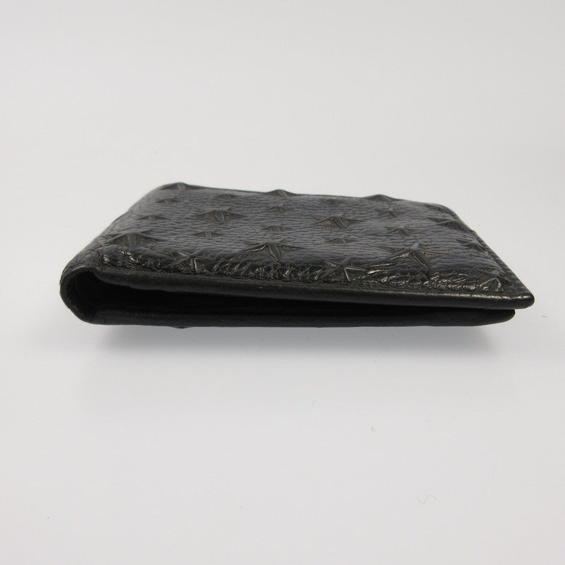 JIMMY CHOO | ジミーチュウ ALBANY EMG 二つ折り財布 ブラック【姫路東店】