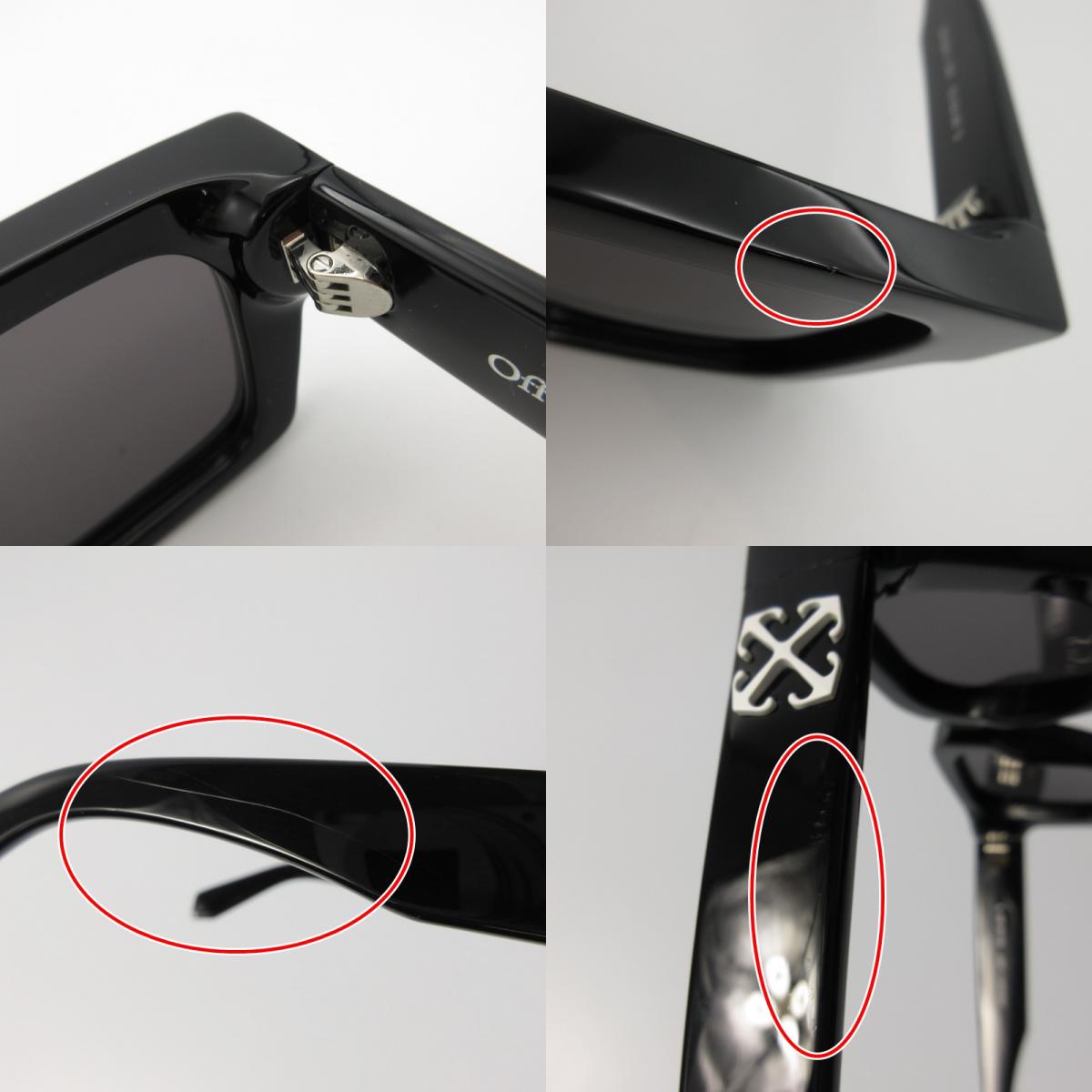 OFF-WHITE | オフホワイト VIRGIL サングラス OERI126 ｻｲｽﾞ:53□22 ブラック【姫路東店】