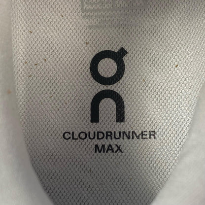 On | オン Cloudrunner 3 Max スニーカー 3MG30200813 26.5cm ホワイト【姫路東店】
