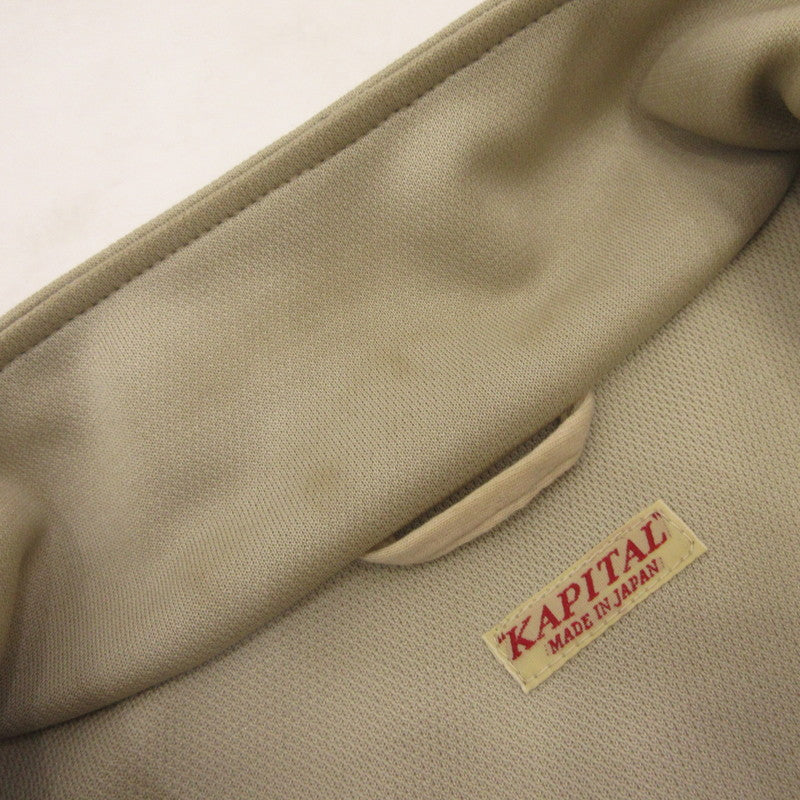 KAPITAL | キャピタル スムースジャージー KOCHI&ZEPHYR トラックJKT ジャージ EK-1600LCA ベージュ サイズ：XL【姫路東店】
