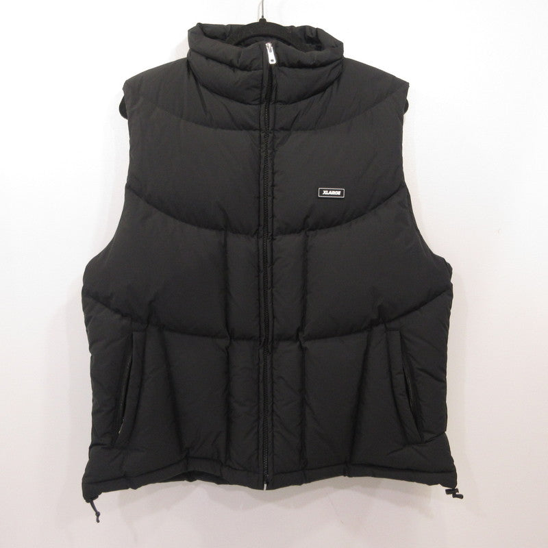 X-LARGE | エクストララージ PANELED DOWN VEST ダウンベスト 101244021010 ブラック サイズ：M【姫路東店】